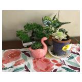 Artificial plants live Christmas cactus