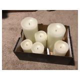 6 BATTERY POWERED CANDLES for MID CENTURY MODERN décor