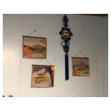 4 JAPANESE WALL HANGINGS