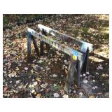 2 SAWHORSES - HOUSEHOLD MISC