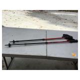 2 LEKI ADJUSTABLE WALKING STICKS