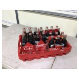 4-pack Santa Coke bottles tray with 1 missing
