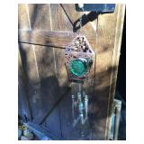 Artisan-crafted silver wind chime