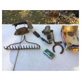 Antique tools and accessories