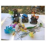 Miniature houses for fish tank or garden