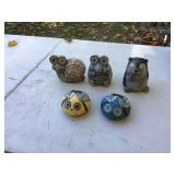 Solar-powered decorative outdoor figures