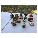 ASSORTED GARDEN GNOMES - LAWN & GARDEN