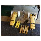 Two Nelson lawn tractors one needs repair extras included