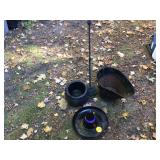 Coal bucket stand witchs items tools for magic