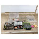 ASSORTED JIGS AND FLY FISHING LURES