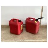 2 FIVE GALLON GAS CANS - AUTOMOTIVE
