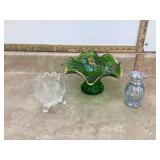 VARIOUS GLASS PIECES - GLASS