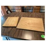 2 CUTTING BOARDS - KITCHEN   UTENSILS