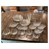 MISC CLEAR GLASS PIECES - GLASS