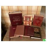 Various versions of the Christian Bible