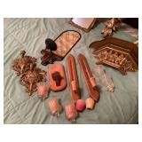 VINTAGE WALL SCONCES AND MIRRORS