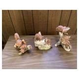 3 WOODLAND ANIMAL FIGURINES - FIGURINES