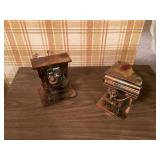 2 COPPER MUSIC BOXES - COLLECTIBLES