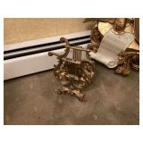 Metal music decor stand and wall art