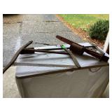 Vintage farming tools