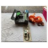 Turn off battery secure with straps