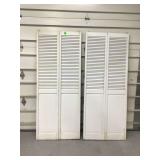 WOODEN BI-FOLD DOORS - HOUSEHOLD MISC