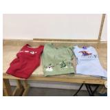 3 HOLIDAY FALL FLEECE SHIRTS-SIZE XL
