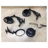 Vintage lamp fixtures for walls(requires wall mount)