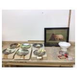 Assorted decorative items and jewelry accessories