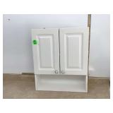 Wall-mounted storage for bathroom essentials