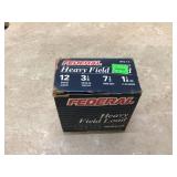 25 ROUNDS FEDERAL 12 GAUGE SHELLS