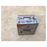 25 rounds of Winchester Xpert 20 gauge 2-3 4