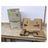 Antique half yard glass with stand