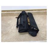 Portable grilling set