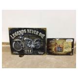 TIN METAL PLASTIC SIGNS BEER POP CIGARETTE MIRRORS