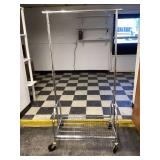 ROLLING CLOTHES RACK - HOUSEHOLD MISC