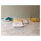 Baby shampoo hats innovative design for easy hair washing Disposable bath towels