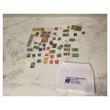 Old stamps and collector envelopes