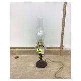 Hurricane Lamp Style Table Lamps - Mid Century Modern Design - Works