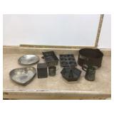 ANTIQUE METAL PANS - VINTAGE