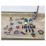 Traditional Mexican decorations pottery and figurines