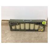 Set of 7 flameless LED candles