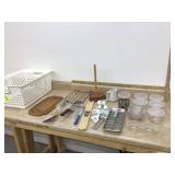 Kitchen prep bowls utensils more