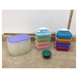 Food storage containers for sandwiches and meat cheese