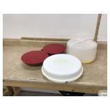 Food storage containers for desserts and veggies