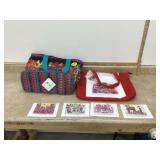 NEW LAUREL BIRCH BAG AND RED HAT BAG