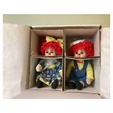 Marie Osmond collector dolls Rosie and Rags