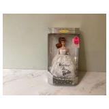 Barbie doll with red hair on wedding day