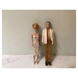 Vintage Barbie & Ken dolls 1960s bubble cut
