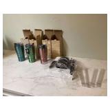 Primula travel mugs with added handles and straws